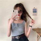 タンクトップ ノースリーブ レディース | PlusNao | 詳細画像4 