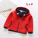 ジップアップパーカー フリース トップス | PlusNao | 詳細画像2 