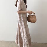 ティアードワンピース マキシワンピ レディース | PlusNao | 詳細画像7