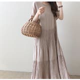 ティアードワンピース マキシワンピ レディース | PlusNao | 詳細画像9