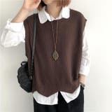 ベスト ニット レディース | PlusNao | 詳細画像9 