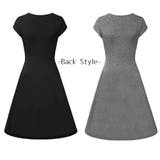 カシュクールワンピース 半袖 フレア | PlusNao | 詳細画像6 