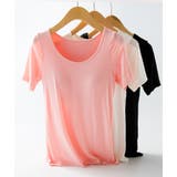 カップ付きTシャツ 半袖 レディース | PlusNao | 詳細画像2