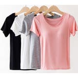 カップ付きTシャツ 半袖 レディース | PlusNao | 詳細画像3