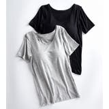 カップ付きTシャツ 半袖 レディース | PlusNao | 詳細画像7
