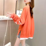 トレーナー 長袖 重ね着風 | PlusNao | 詳細画像4