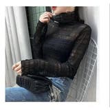 ブラウス シアートップス シアーシャツ | PlusNao | 詳細画像4