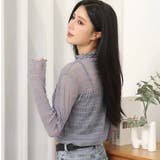 ブラウス シアートップス シアーシャツ | PlusNao | 詳細画像9