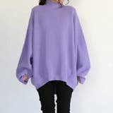 スポンジニットチュニック ビッグシルエット ドロップショルダー | PlusNao | 詳細画像3