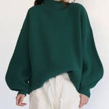 スポンジニットチュニック ビッグシルエット ドロップショルダー | PlusNao | 詳細画像6