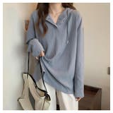 長袖パーカー レディース 大きいサイズ | PlusNao | 詳細画像9 