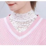 レースカットソー ハイネック ノースリーブトップス | PlusNao | 詳細画像4 