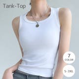 タンクトップ レディース ラウンドネック | PlusNao | 詳細画像1 