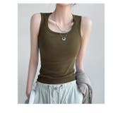 タンクトップ レディース ラウンドネック | PlusNao | 詳細画像7 