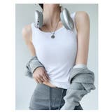 タンクトップ レディース ラウンドネック | PlusNao | 詳細画像8 