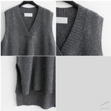 ニットベスト レディース ジレ | PlusNao | 詳細画像8