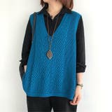 ニットベスト トップス レディース | PlusNao | 詳細画像11 