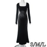 ロングワンピース ワンピース タイト | PlusNao | 詳細画像1 