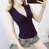 ニット ノースリーブ カシュクール | PlusNao | 詳細画像4