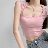 タンクトップ ショート丈 レディース | PlusNao | 詳細画像2 