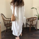 シャツワンピース ロング丈 長袖 | PlusNao | 詳細画像5