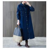 Aラインワンピース レディース ロング丈 | PlusNao | 詳細画像11
