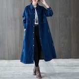 Aラインワンピース レディース ロング丈 | PlusNao | 詳細画像4