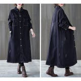 Aラインワンピース レディース ロング丈 | PlusNao | 詳細画像8