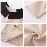 プルオーバーブラウス 7分袖ブラウス スモック | PlusNao | 詳細画像4 