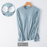Tシャツ カップ付き レディース | PlusNao | 詳細画像16 