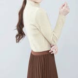 リブニット パールボタン ハイネック | PlusNao | 詳細画像11