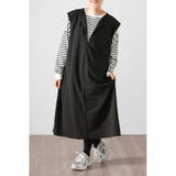 ジャンパースカート Vネック ペアスキン | PlusNao | 詳細画像9 