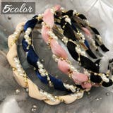 カチューシャ レディース ビジュー付 | PlusNao | 詳細画像1