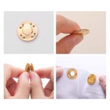 マグネットホック マグネットボタン 1組 | PlusNao | 詳細画像10 