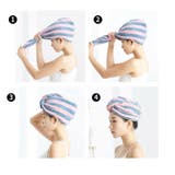 ヘアドライタオル タオルキャップ バス用品 | PlusNao | 詳細画像12 