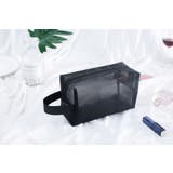 コスメポーチ 化粧ポーチ メッシュポーチ | PlusNao | 詳細画像11 