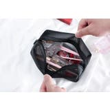 コスメポーチ 化粧ポーチ メッシュポーチ | PlusNao | 詳細画像15 