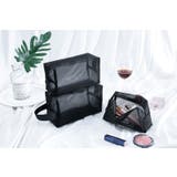 コスメポーチ 化粧ポーチ メッシュポーチ | PlusNao | 詳細画像8 