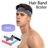 ヘアバンド ヘッドバンド スポーツ用 | PlusNao | 詳細画像1