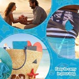 ビーチサンドリムーバー ビーチ砂除去バッグ ビーチ用砂落とし | PlusNao | 詳細画像6 