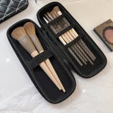 化粧ポーチ メイクブラシケース 化粧筆入れ | PlusNao | 詳細画像4 