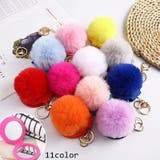 バッグチャーム キーホルダー ミラー付き | PlusNao | 詳細画像1 