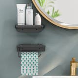 ウォールシェルフ トイレットペーパーホルダー バスラック | PlusNao | 詳細画像5 