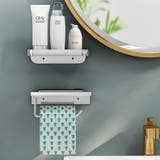 ウォールシェルフ トイレットペーパーホルダー バスラック | PlusNao | 詳細画像6 