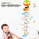 ウォールステッカー 壁紙シール 身長計 | PlusNao | 詳細画像1
