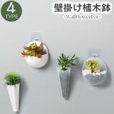 壁掛け植木鉢 壁掛けプランター インテリア | PlusNao | 詳細画像1
