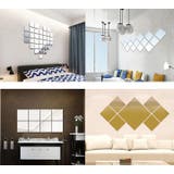 ウォールミラーステッカー ミラーシール ウォールステッカー | PlusNao | 詳細画像5 