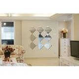 ウォールミラーステッカー ミラーシール ウォールステッカー | PlusNao | 詳細画像7 