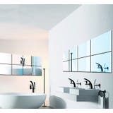 ウォールミラーステッカー ミラーシール ウォールステッカー | PlusNao | 詳細画像9 