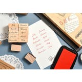 木製スタンプ 木製ゴム印 12個セット | PlusNao | 詳細画像16 